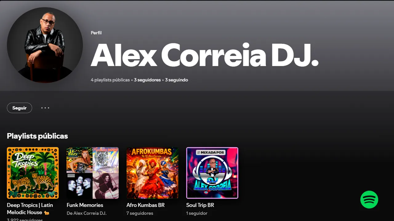 DJ Alex Correia no Spotify